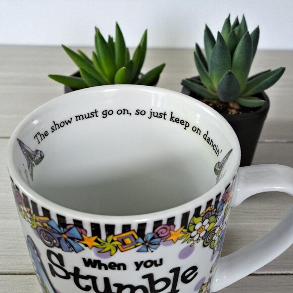 Suzy Toronto "When You Stumble Make It Part of the Dance" Coffee Tea Mug - Picture 13 of 15